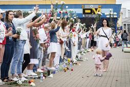 Białoruś. Protest kobiet w Mińsku