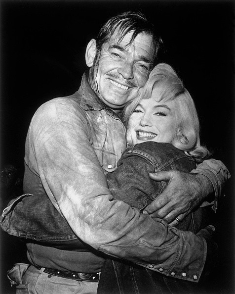 Gable i Marilyn Monroe na planie "Skłóconych z życiem"