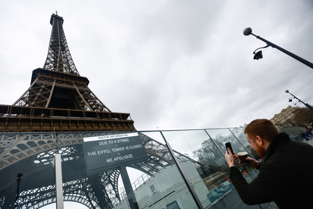 Strajk pracowników Wieży Eiffla
