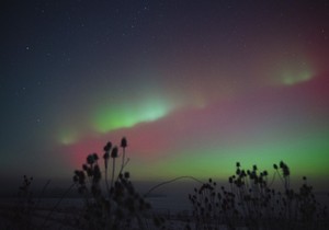 Aurora borealis na nebu iznad Mađarske
