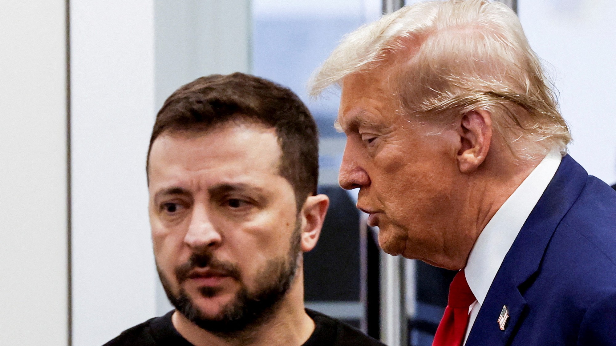 Volodymyr Zelenskyj a Donald Trump.