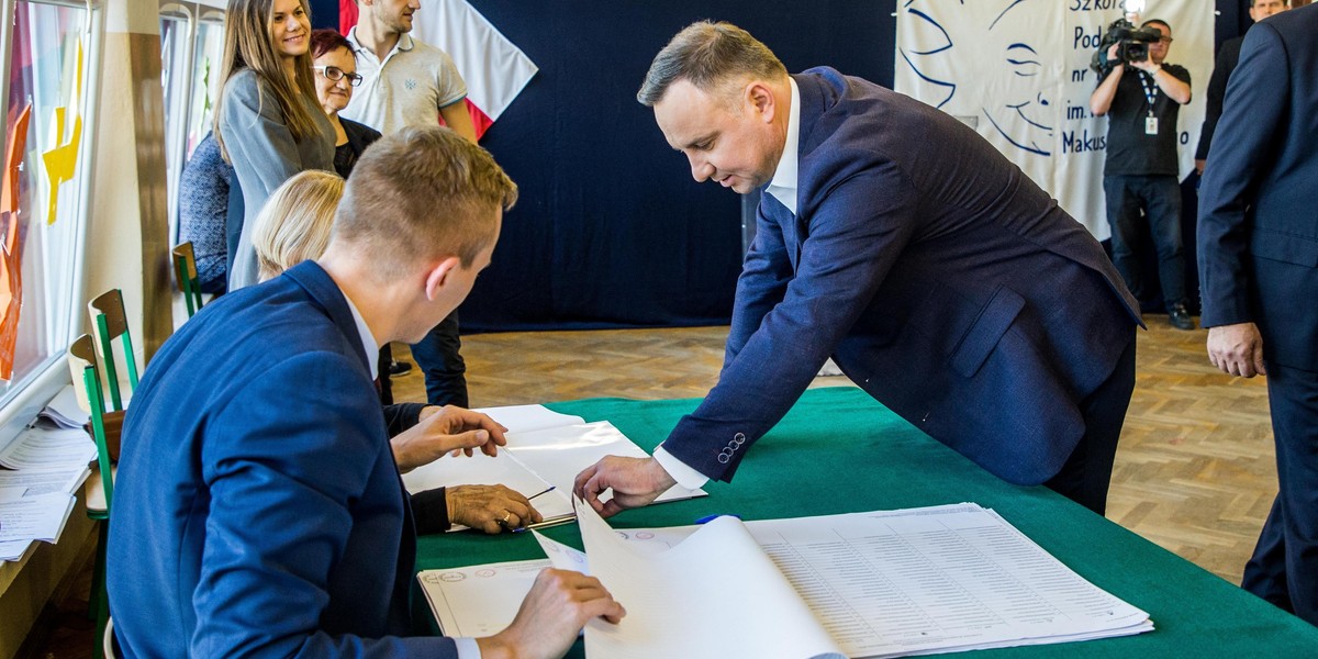 Andrzej Duda zagłosował