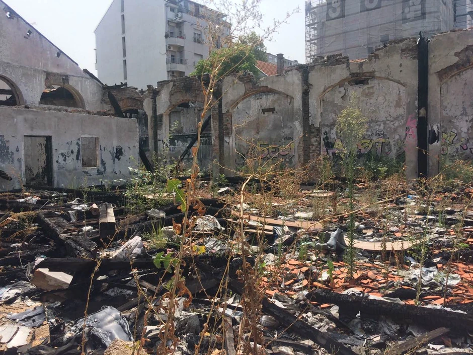 Sadašnji izgled izgorelog "Depoa"