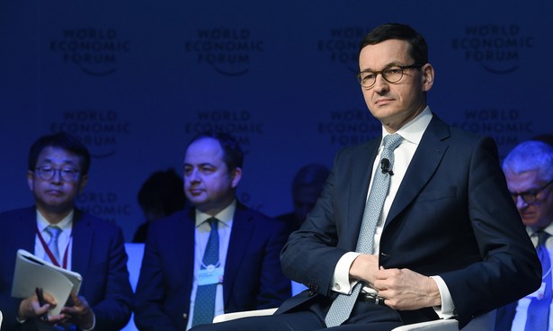 Mateusz Morawiecki w Davos