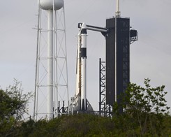 Amerykanie i Rosjanin razem polecieli na ISS. Udany start Falcon 9 [WIDEO]