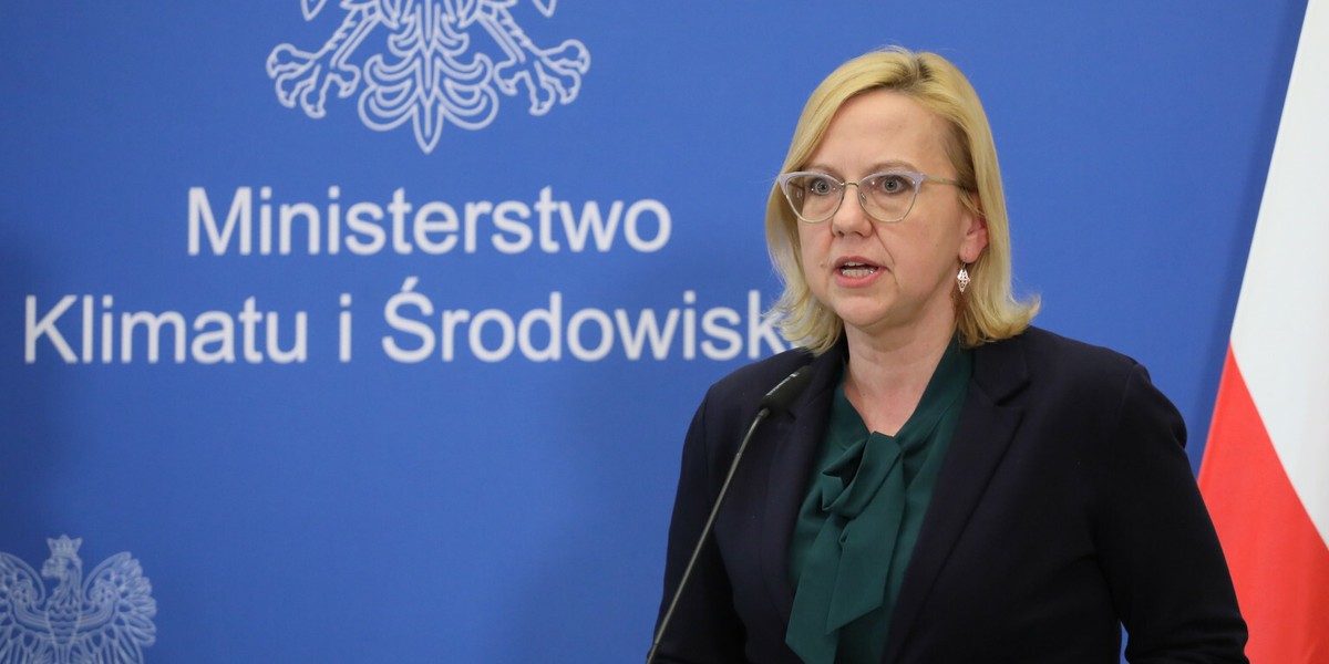 Minister klimatu i środowiska Anna Moskwa