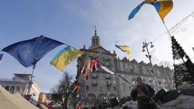 Euromajdan Ukraina Kijów Unia Europejska
