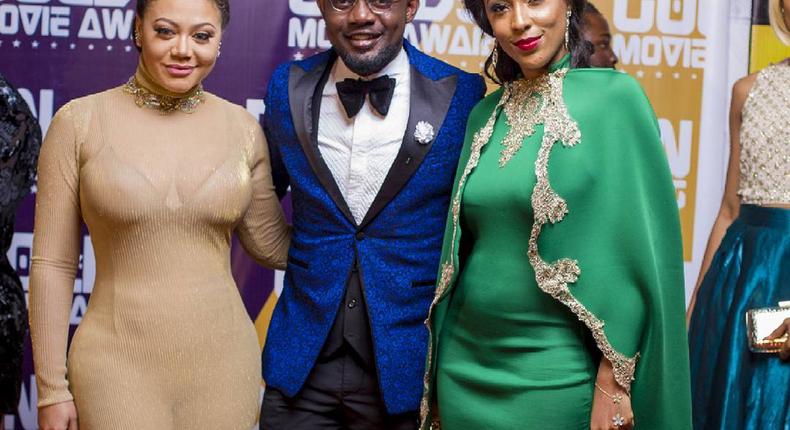 Nadia Buari, Ay Comedian and Nikki Samonas