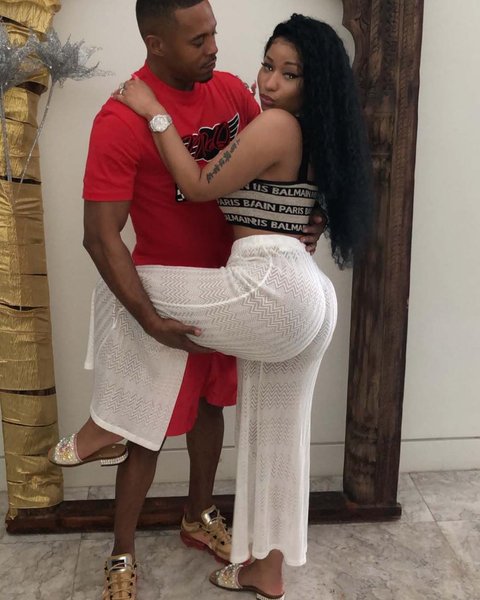 Nicki Minaj is gradually heading towards becoming a wife as she plans to change her last name to soon to be husband, Kenneth Petty's name [Instagram/NickiMinaj]