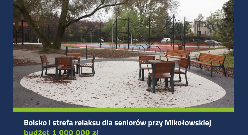 Boisko i strefa mieszkańców przy ul. Mikołowskiej powstały w ramach realizacji projektów WBO.