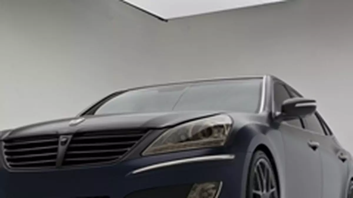 Hyundai Equus w wersji „Zjedź mi z drogi, złamasie!”