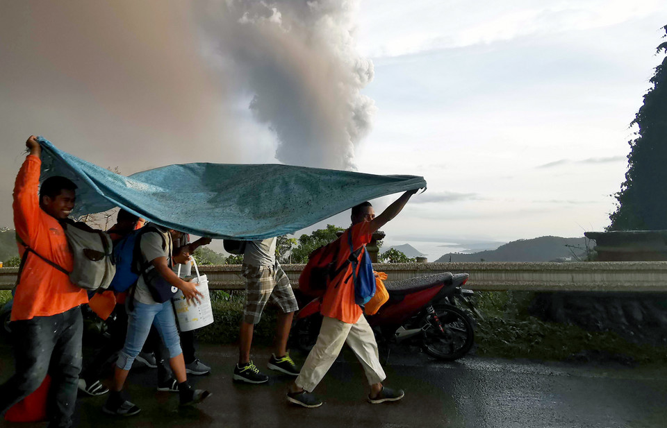 Ewakuacja z Tagaytay, Filipiny 