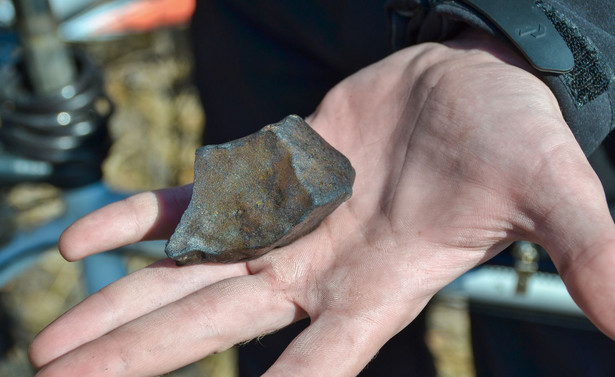 Fragment meteorytu z Czelabińska