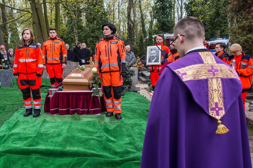 pogrzeb ratownika który zginął tragicznie w Puszczykowie