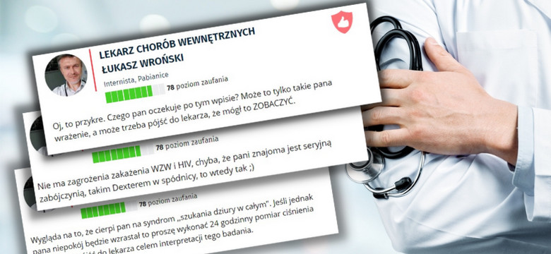 "Musi się pani liczyć z kacem". Polski dr House nie przebiera w słowach, a pacjenci i tak go kochają