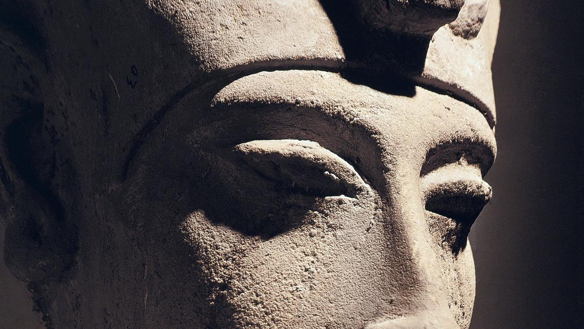 Head of Amenhotep IV from Karnak, New Kingdom, Dynasty XVIII