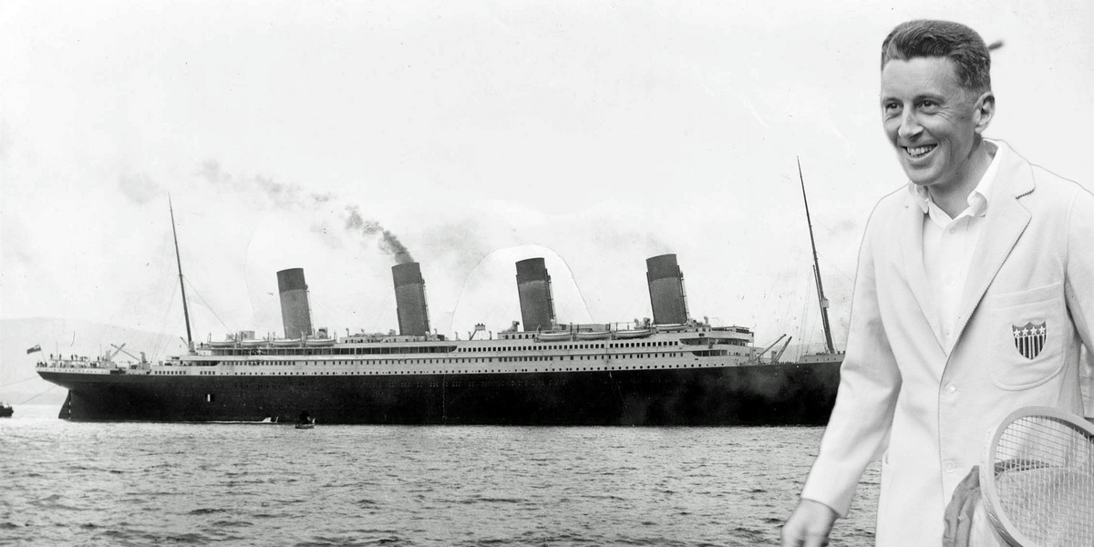 Richard Norris Williams, wielka legenda tenisa, w dramatycznych okolicznościach przeżył katastrofę Titanica. 
