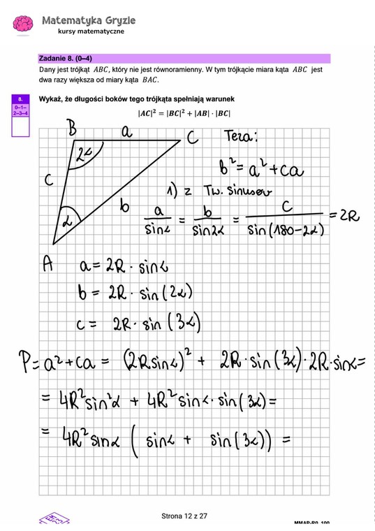 Matura 2024. Matematyka - poziom rozszerzony [ARKUSZE CKE i ODPOWIEDZI]