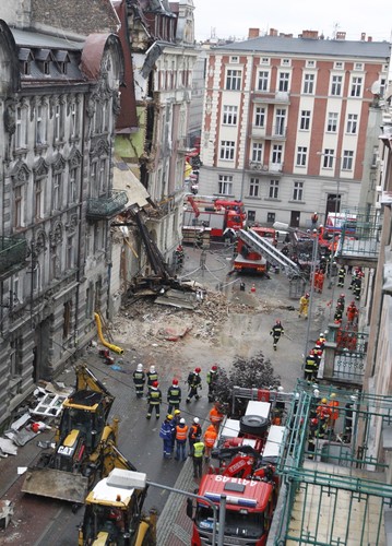 Wybuch gazu w Katowicach. Runęła trzypiętrowa kamienica
