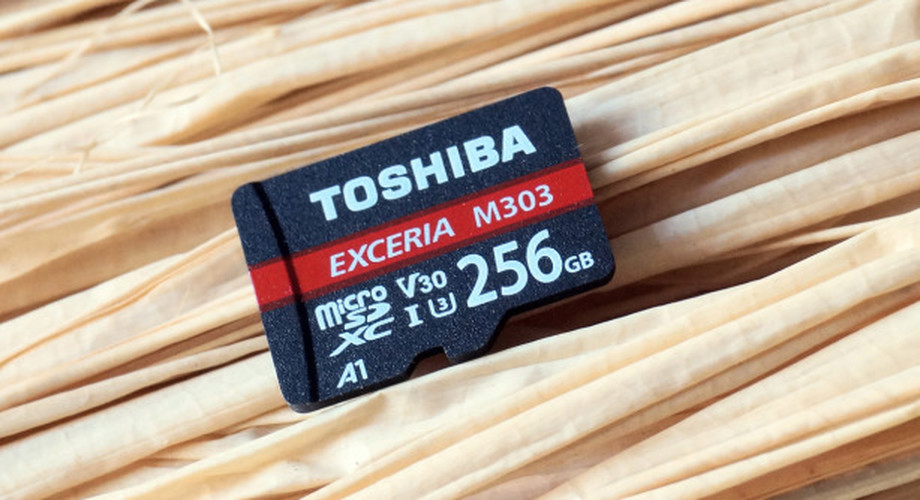 MicroSDKarte Toshiba Exceria M303 256 GByte im Test