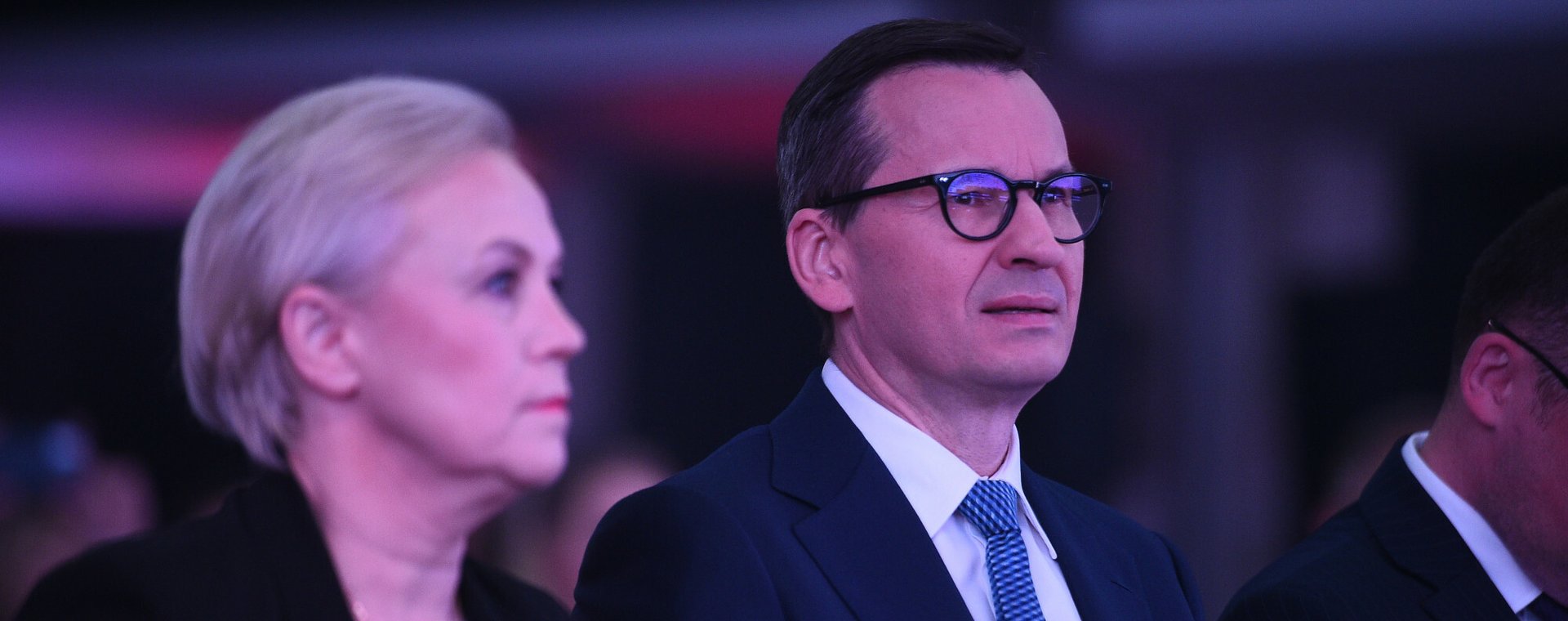 Prezes BGK Beata Daszyńska-Muzyczka i premier Mateusz Morawiecki