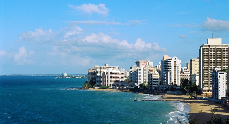 Condado Beach in San Juan, Puerto Rico.