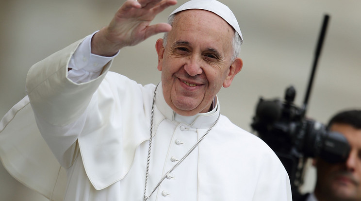 Ferenc pápa így van most. Fotó: Northfoto