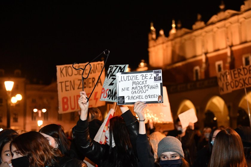 Kolejny protest w Krakowie