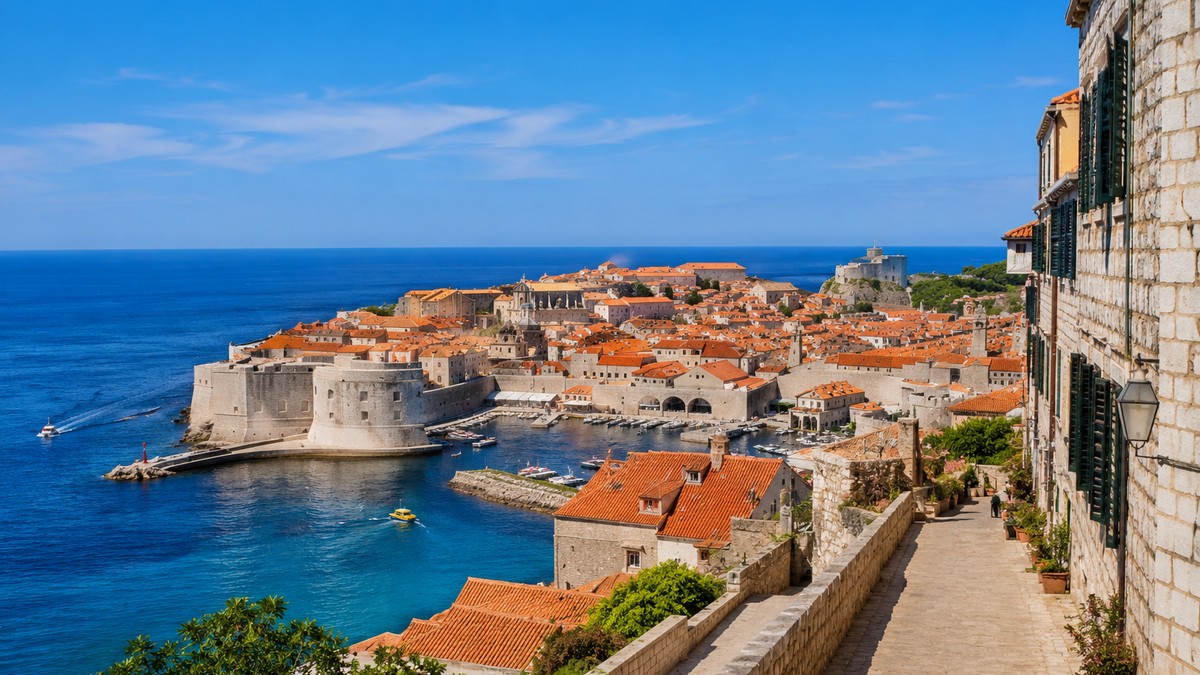 Dubrovnik - ilustracija