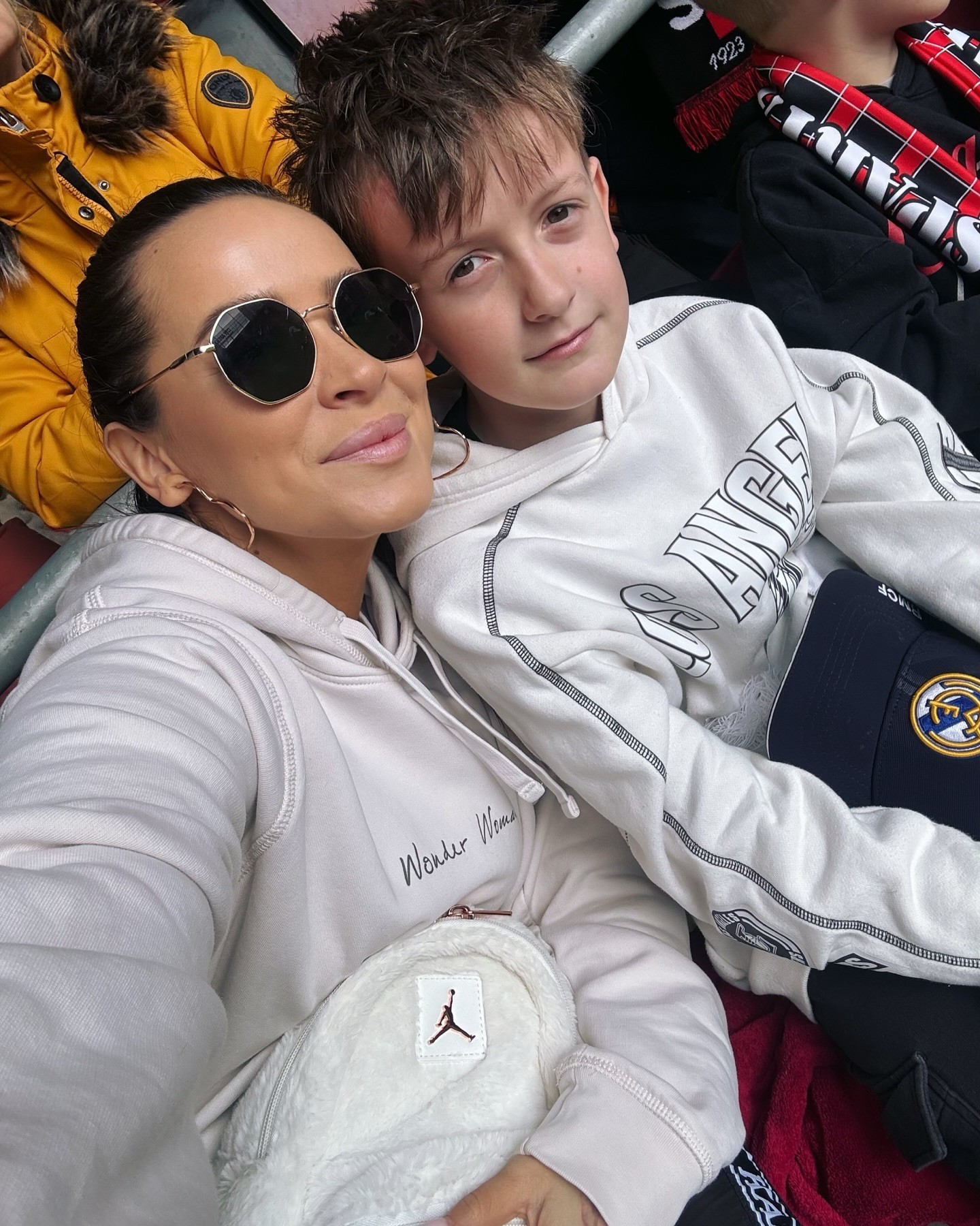 Speváčka Dominika Mirgová a jej syn Peťko. 
