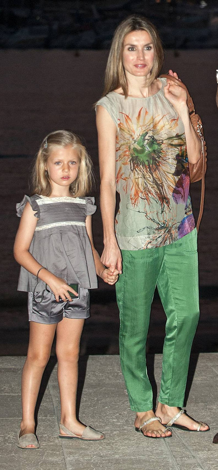 Księżniczka Letizia i książę Filip z rodziną na Majorce
