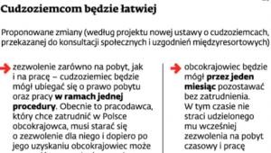 Cudzoziemcom będzie łatwiej