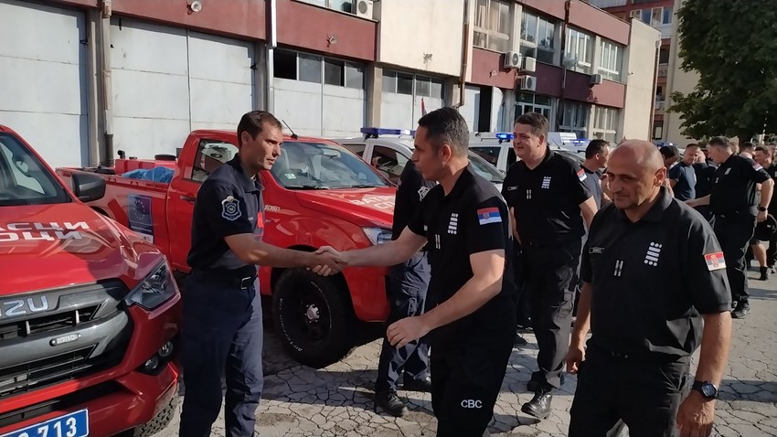 Srpski vatrogasci vratili se iz Grčke gde su gasili požare