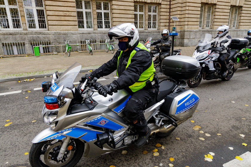 Szczecin Protest Motocyklistow