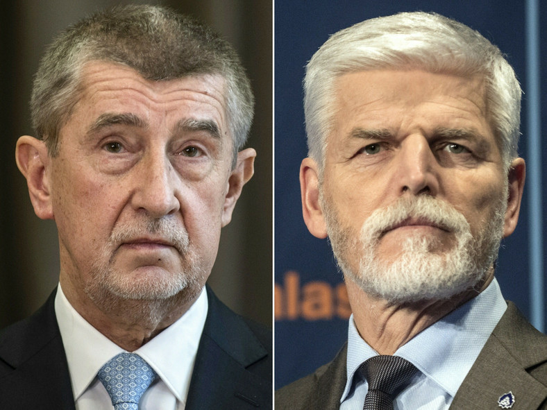 Andrej Babisz i Petr Pavel, kandydaci na stanowisko prezydenta Czech