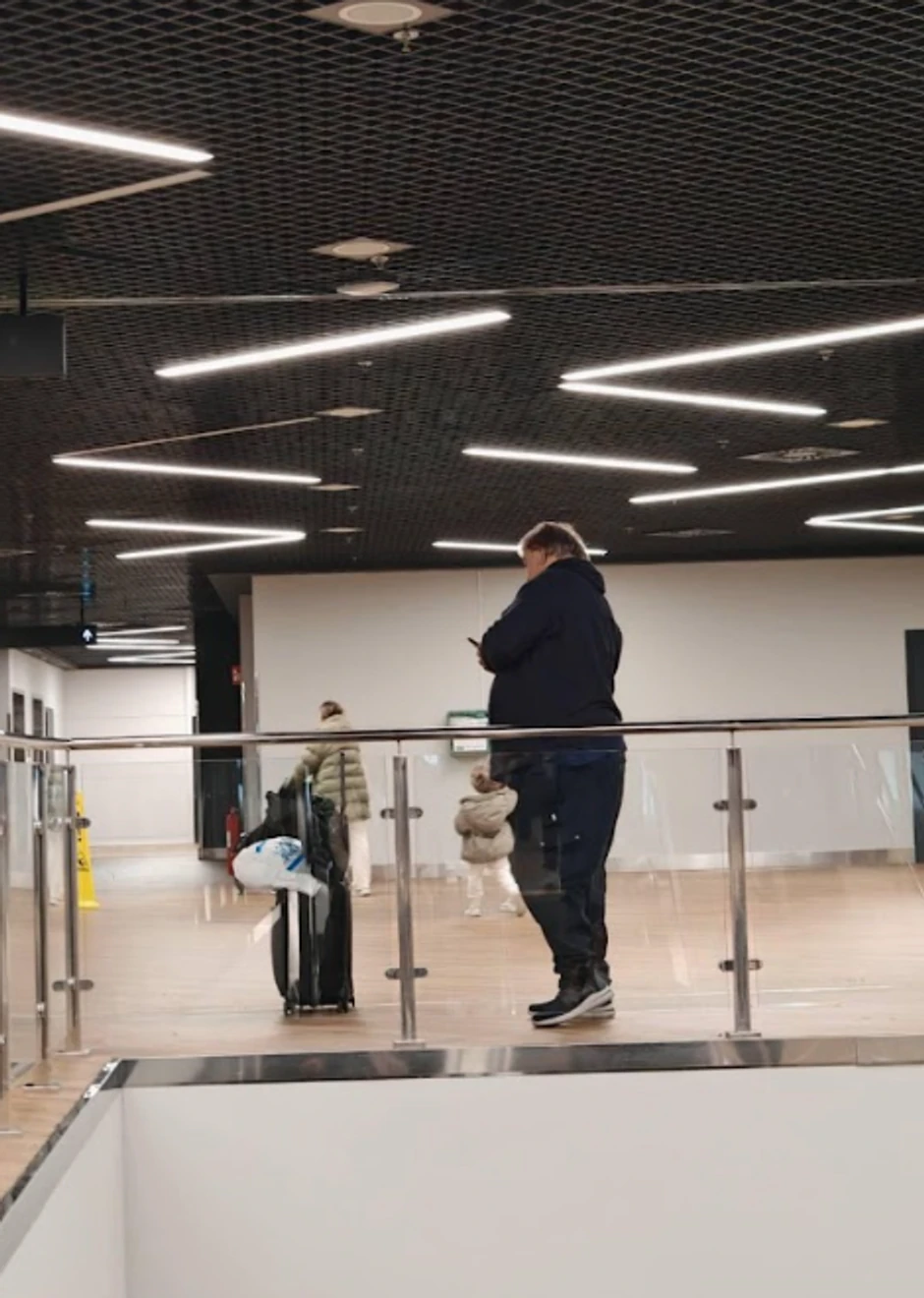 Lepa Brena na aerodromu u kolicima