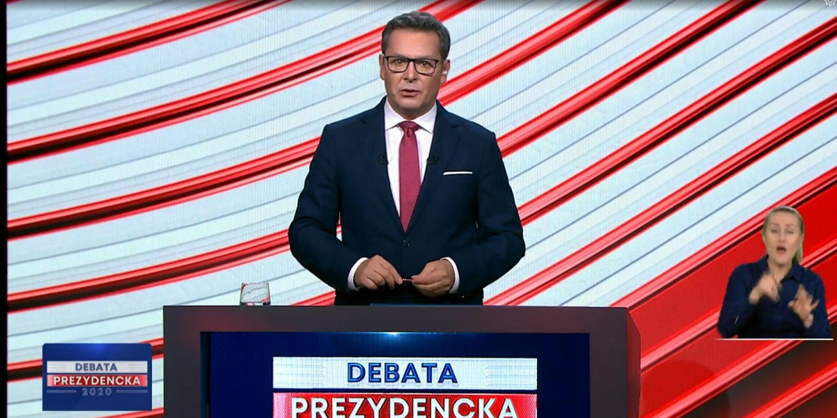 Mocny początek debaty ze strony Adamczyka. Chodzi o TVP