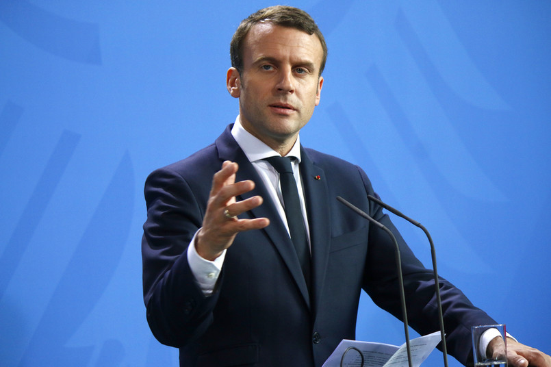 Macron podkreślił, że jest "głęboko przywiązany do sojuszu łączącego Europę ze Stanami Zjednoczonymi".