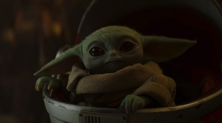 Baby Yoda pici, aranyos, de iszonyú drága és az Erőt is tudja használni / Fotó: Disney