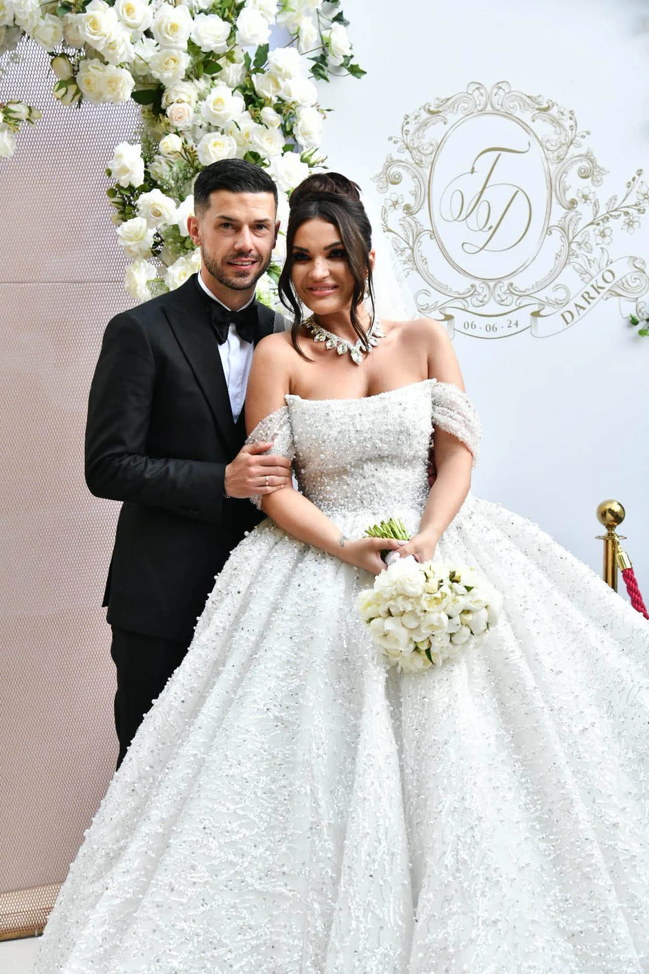 Tamara Milutinović i Darko, venčanje