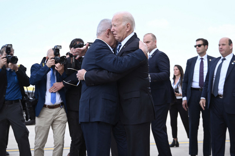 Prezydent Biden z wizytą w Izraelu. 18 października 2023 r.
