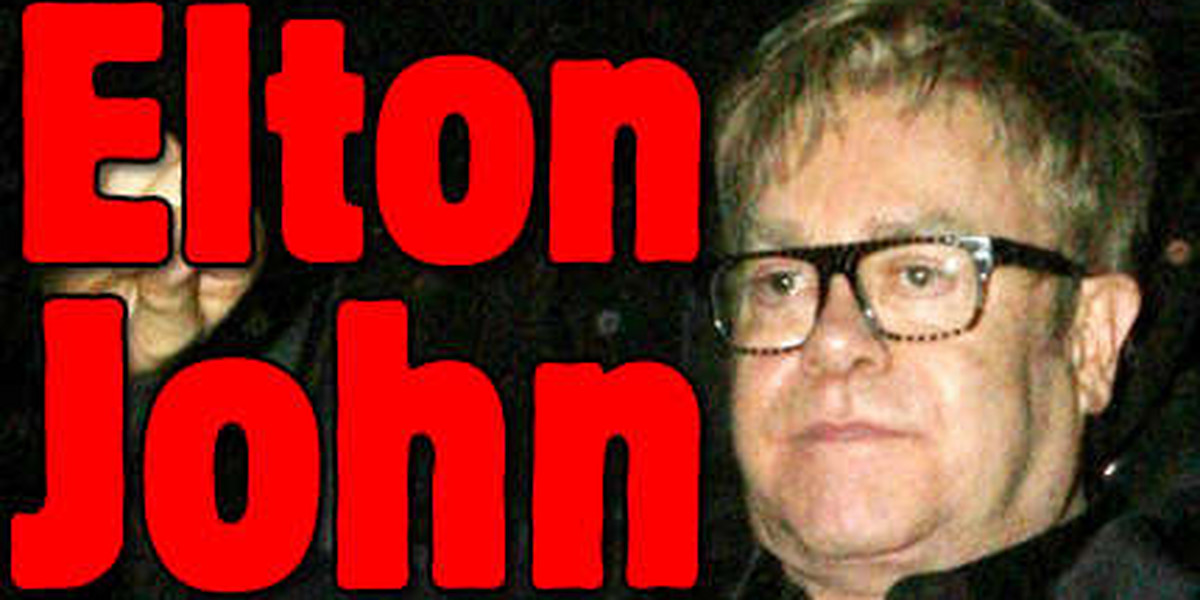 Elton John w szpitalu!