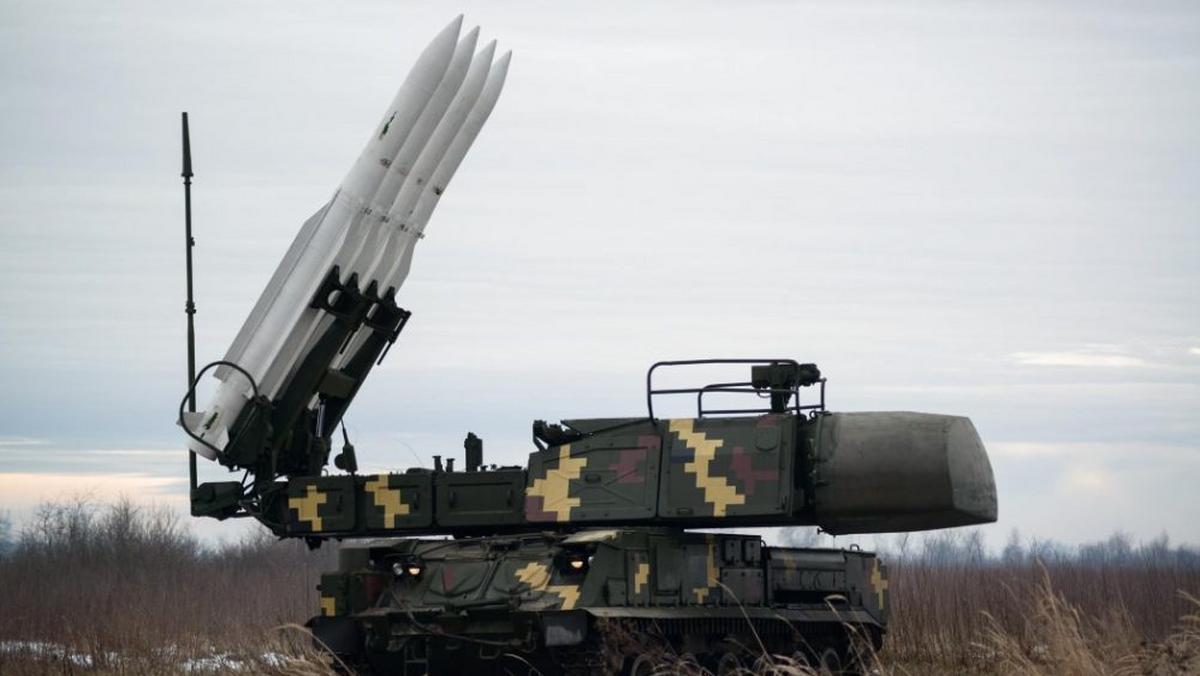 Ukraińska wyrzutnia rakiet przeciwlotniczych Buk-M1