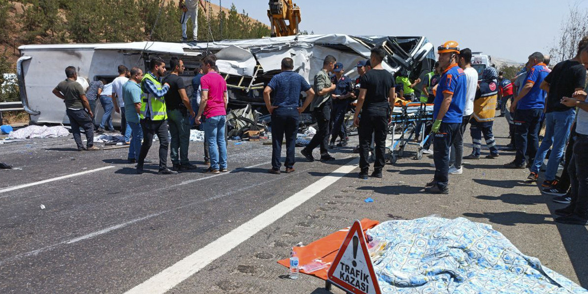 Tragiczny wypadek w Turcji. Zginęło 16 osób.