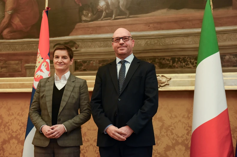 Ana Brnabić i Lorenco Fontana