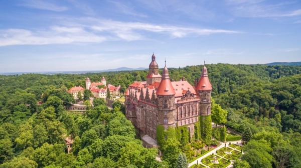 Zamek Książ to trzeci pod względem wielkości zamek w Polsce