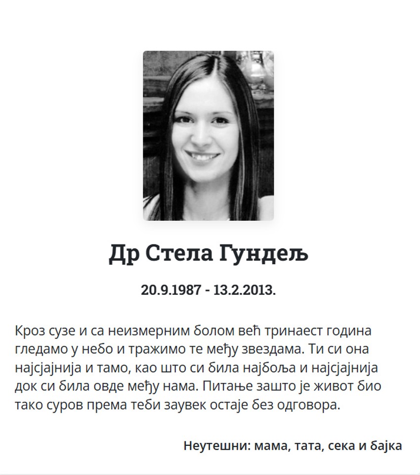dr Stela Gundelj