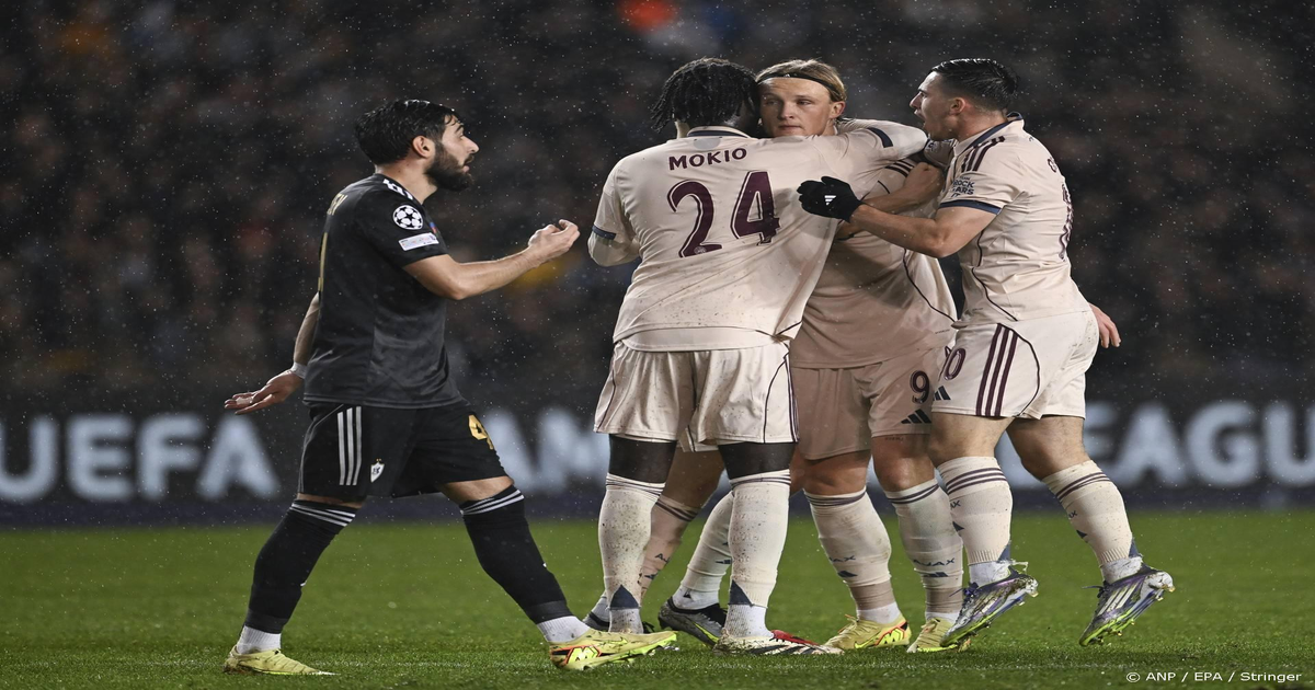 Ajax wint eindelijk in Champions League met drie tieners in de basis