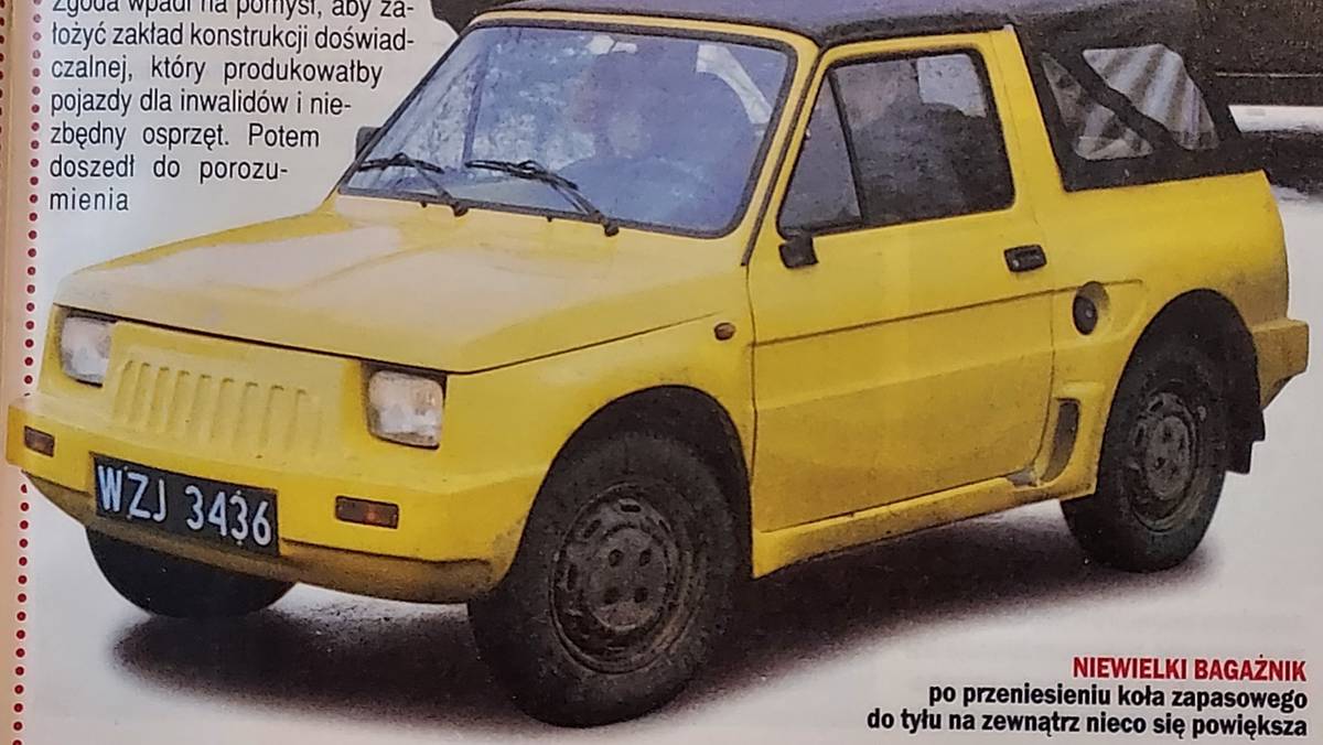 Maluch kabriolet "Wadera" – z archiwum Auto Świata, 15 stycznia 1997 r.