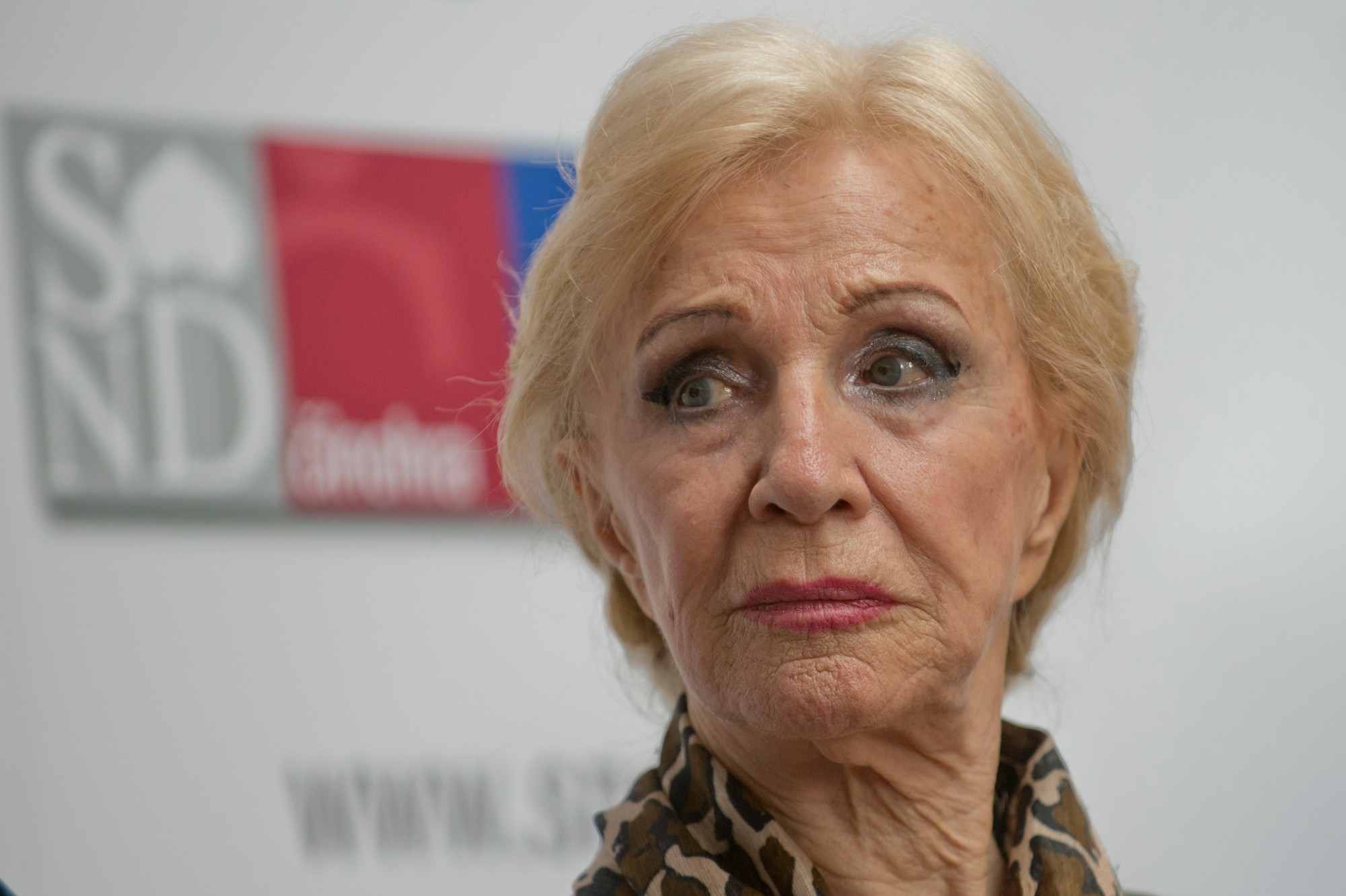 Herečka Mária Kráľovičová.